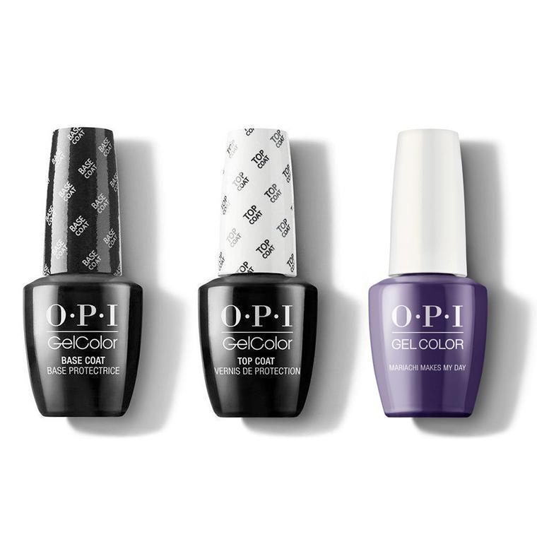 OPI - GelColor Combo - Base, Top & Mariachi Makes My Day - Gel Polish - Nail Polish at Beyond Polish