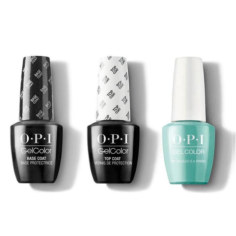 OPI - GelColor Combo - Base, Top & My Dogsled is a Hybrid - Gel Polish - Nail Polish at Beyond Polish