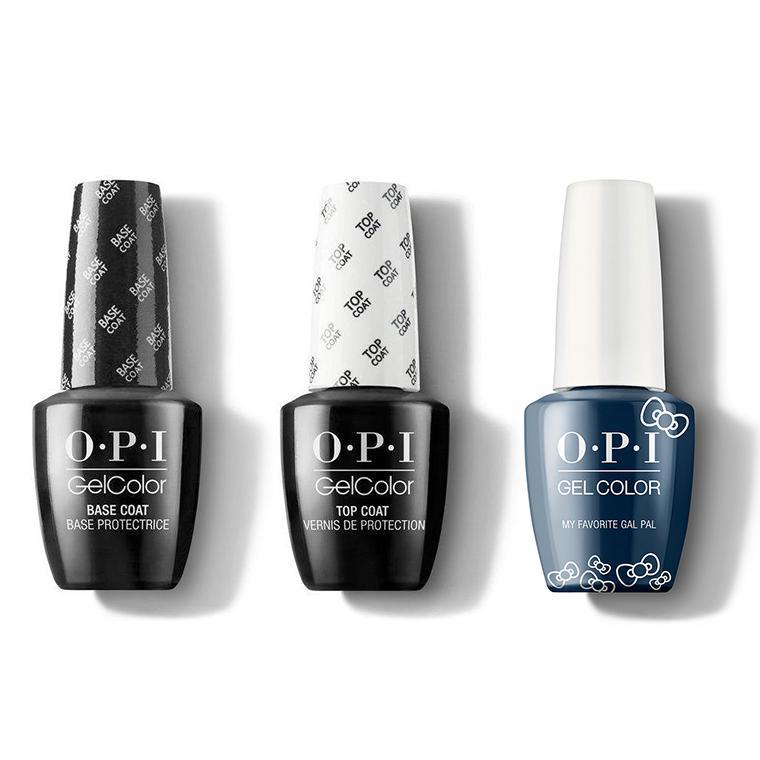 OPI - GelColor Combo - Base, Top & My Favorite Gal Pal - Gel Polish - Nail Polish at Beyond Polish