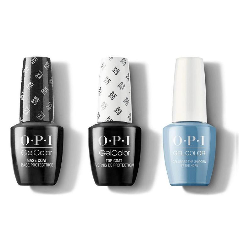 OPI - GelColor Combo - Base, Top & OPI Grabs The Unicorn By The Horn - Gel Polish - Nail Polish at Beyond Polish