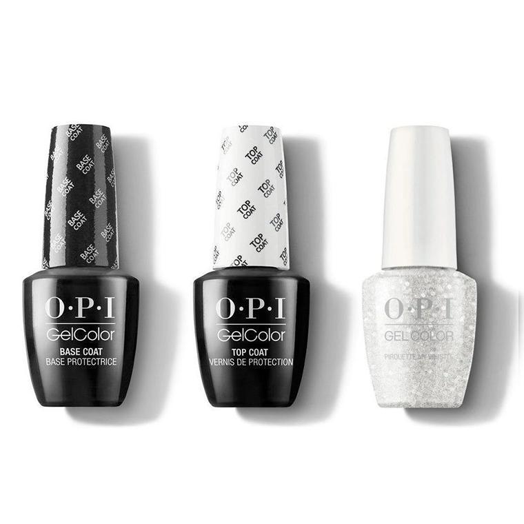 OPI - GelColor Combo - Base, Top & Pirouette My Whistle Limited Edition! - Gel Polish - Nail Polish at Beyond Polish