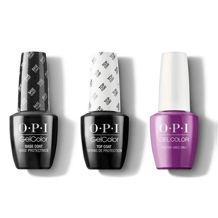 OPI - GelColor Combo - Base, Top & Positive Vibes Only - Gel Polish - Nail Polish at Beyond Polish