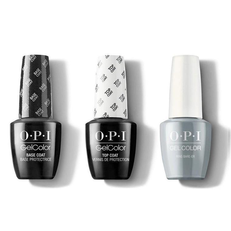 OPI - GelColor Combo - Base, Top & Ring Bare-er - Gel Polish - Nail Polish at Beyond Polish