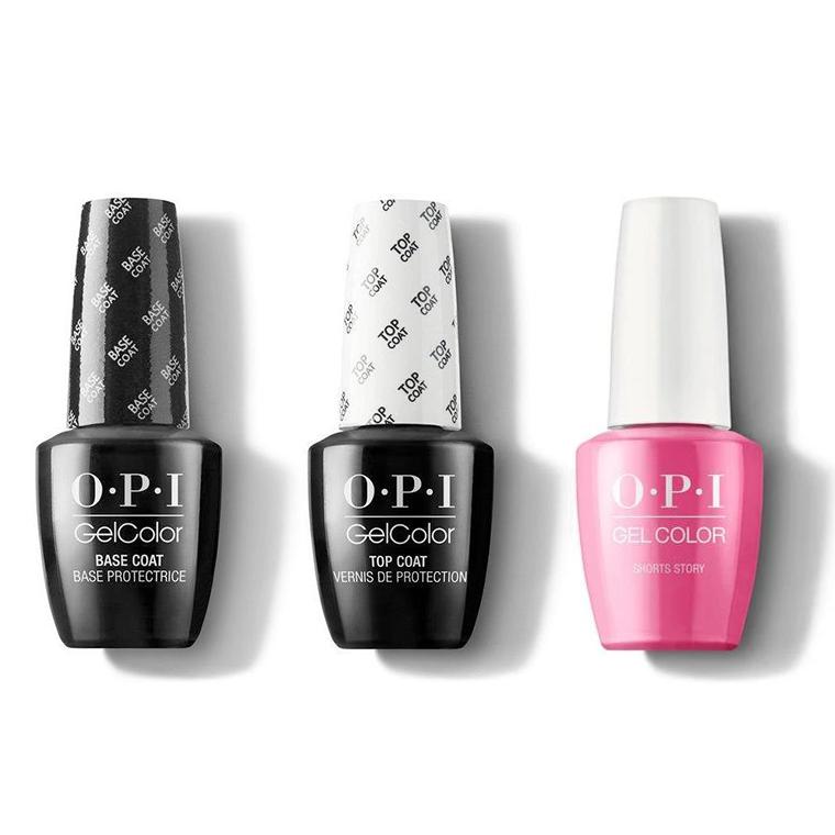 OPI - GelColor Combo - Base, Top & Short Story - Gel Polish - Nail Polish at Beyond Polish