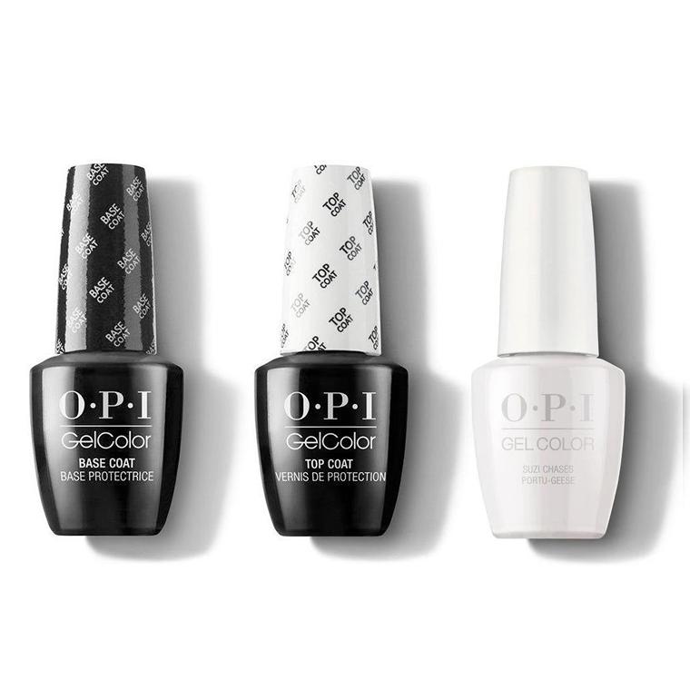 OPI - GelColor Combo - Base, Top & Suzi Chases Portu-geese - Gel Polish - Nail Polish at Beyond Polish