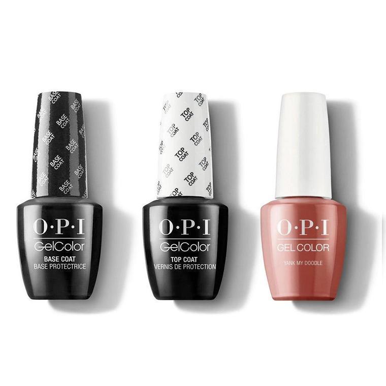 OPI - GelColor Combo - Base, Top & Yank My Doodle - Gel Polish - Nail Polish at Beyond Polish