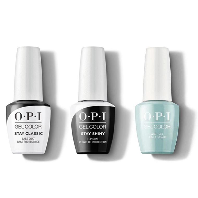 OPI - GelColor Combo - Stay Classic Base, Shiny Top & Was It All Just A Dream? - Gel Polish - Nail Polish at Beyond Polish