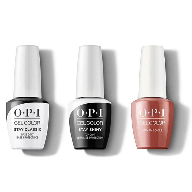 OPI - GelColor Combo - Stay Classic Base, Shiny Top & Yank My Doodle - Gel Polish - Nail Polish at Beyond Polish