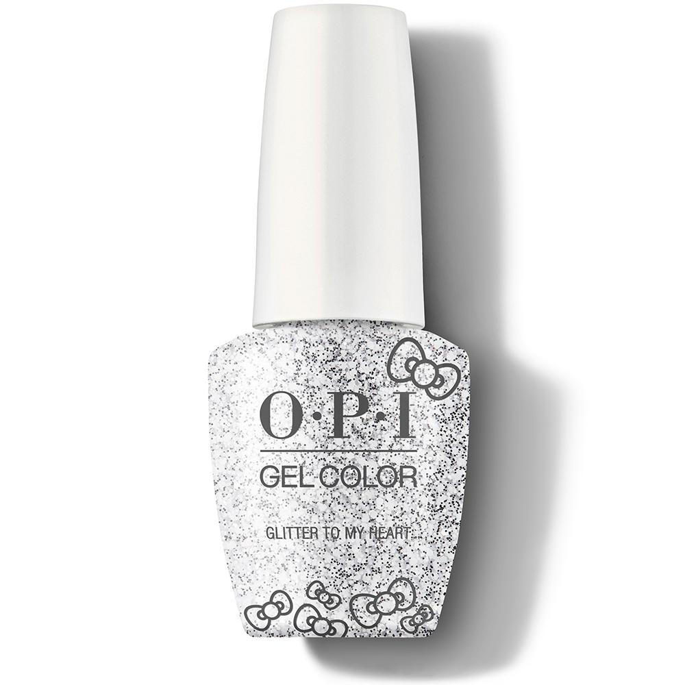 OPI GelColor - Glitter To My Heart 0.5 oz - #HPL01 - Gel Polish - Nail Polish at Beyond Polish