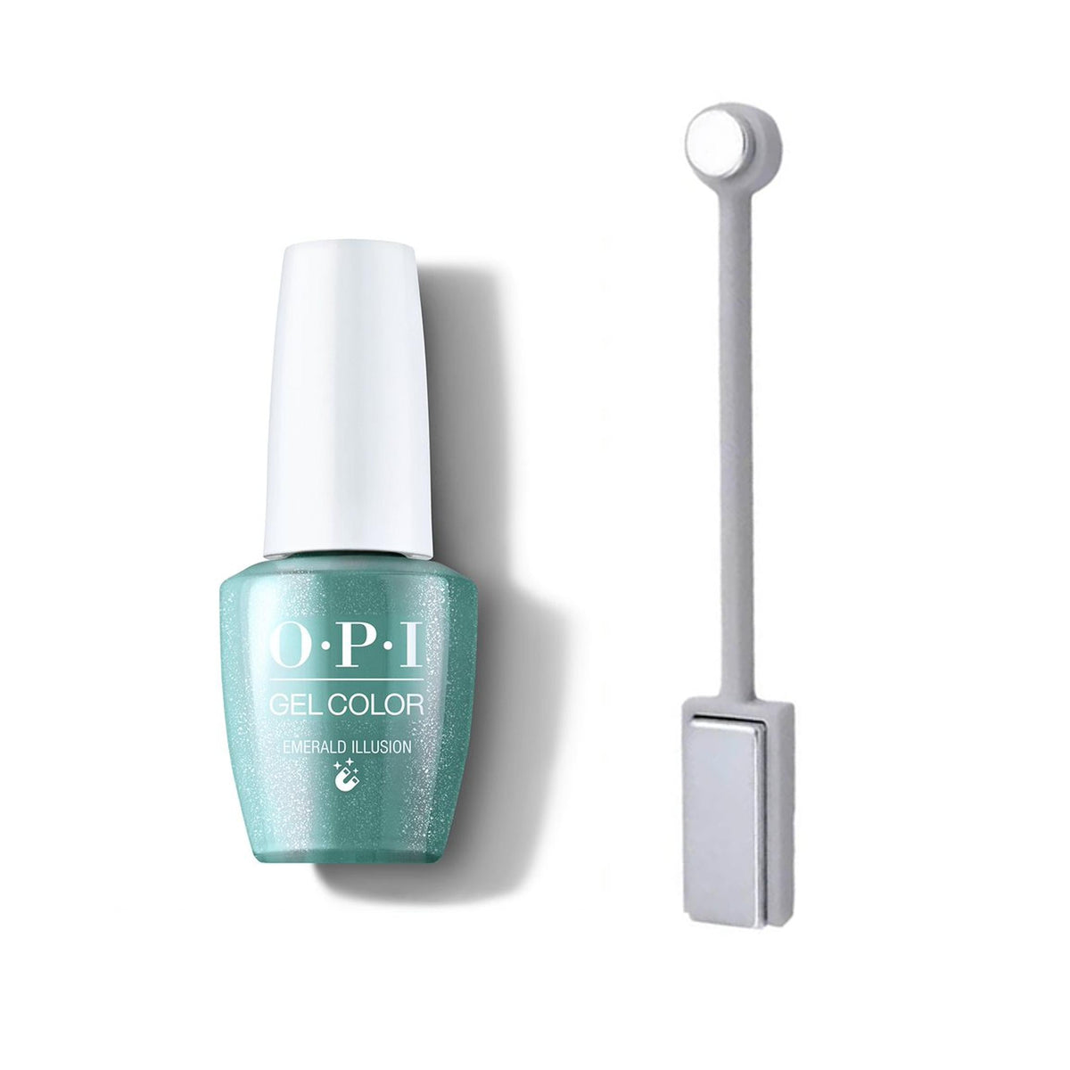 OPI GelColor & Magnet Tool - Emerald Illusion 0.5 oz - Gel Polish - Nail Polish at Beyond Polish