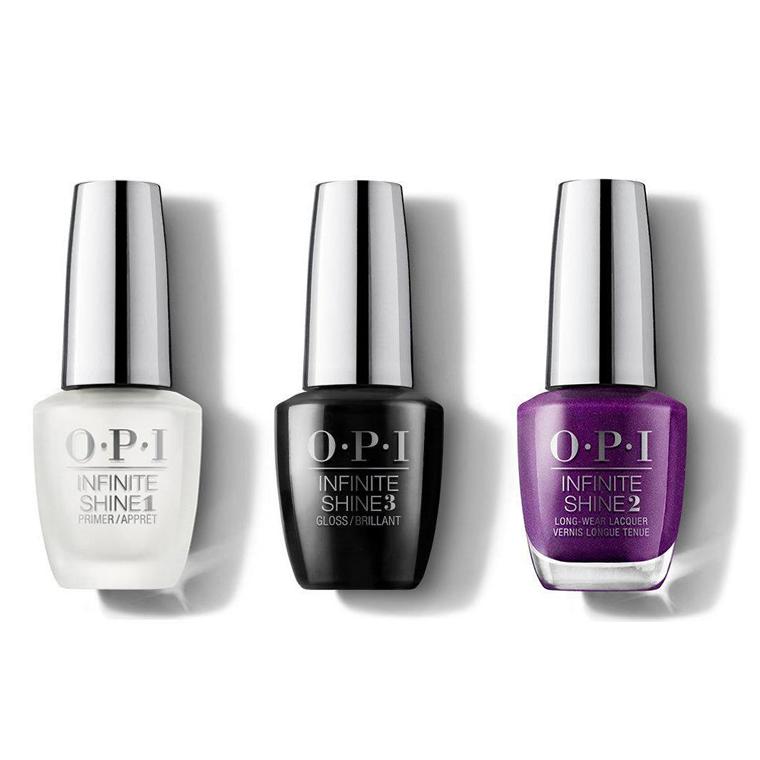 OPI - Infinite Shine Combo - Base, Top & Berry Fairy Fun 0.5 oz - #ISHRK23 - Nail Lacquer - Nail Polish at Beyond Polish