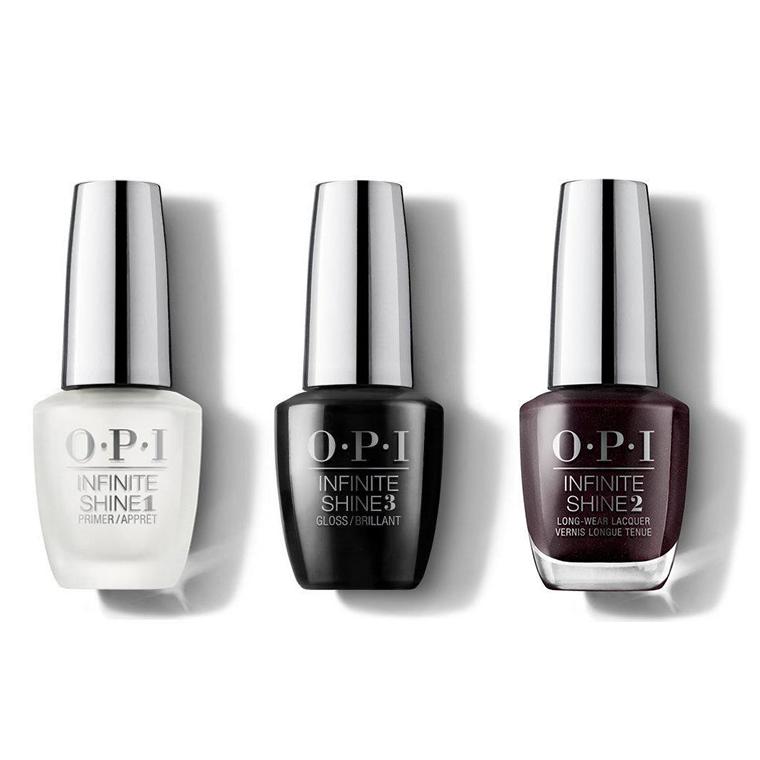 OPI - Infinite Shine Combo - Base, Top & Black To Reality 0.5 oz - #ISHRK27 - Nail Lacquer - Nail Polish at Beyond Polish