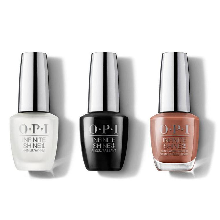 OPI - Infinite Shine Combo - Base, Top & Chocolate Moose - #ISLC89 - Nail Lacquer - Nail Polish at Beyond Polish