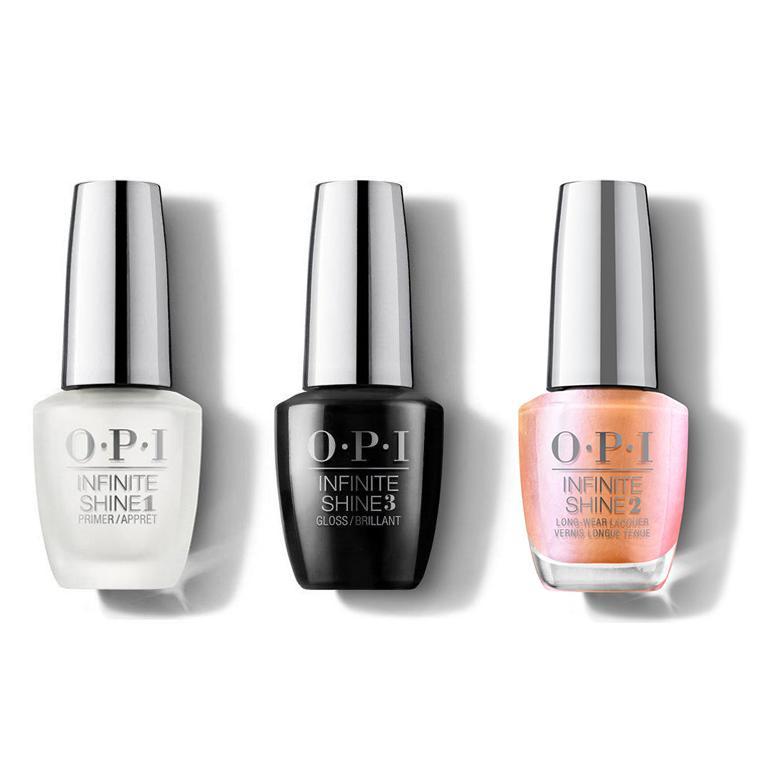 OPI - Infinite Shine Combo - Base, Top & Coral Chroma - #ISLSR1 - Nail Lacquer - Nail Polish at Beyond Polish