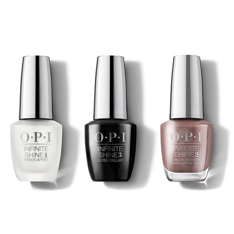 OPI - Infinite Shine Combo - Base, Top & Gingerbread Man Can - #HRM41 - Nail Lacquer - Nail Polish at Beyond Polish