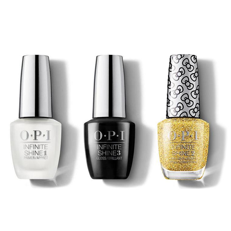 OPI - Infinite Shine Combo - Base, Top & Glitter All The Way - #HRL43 - Nail Lacquer - Nail Polish at Beyond Polish