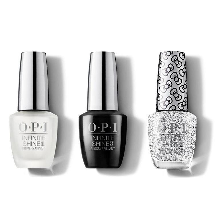 OPI - Infinite Shine Combo - Base, Top & Glitter To My Heart - #HRL32 - Nail Lacquer - Nail Polish at Beyond Polish