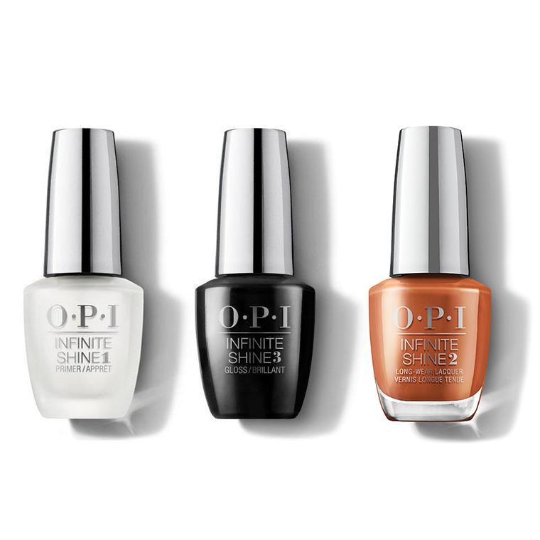 OPI - Infinite Shine Combo - Base, Top & My Italian Is A Little Rusty - #ISLMI03 - Nail Lacquer - Nail Polish at Beyond Polish
