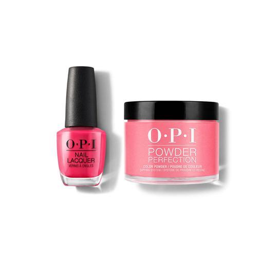 OPI - Lacquer & Dip Combo - Charged Up Cherry - Lacquer & Dip - Nail Polish at Beyond Polish
