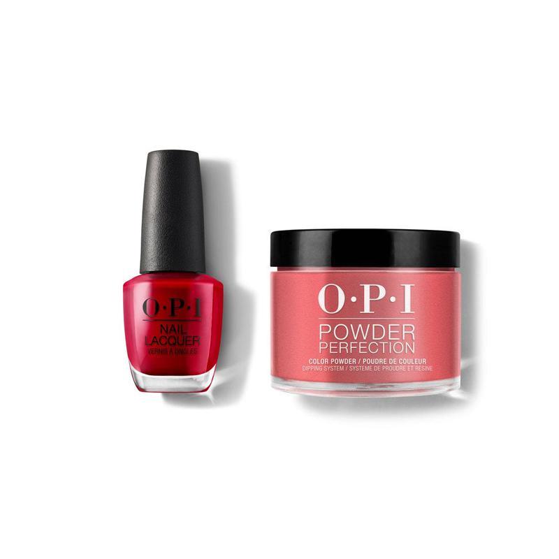 OPI - Lacquer & Dip Combo - Color So Hot It Berns - Lacquer & Dip - Nail Polish at Beyond Polish