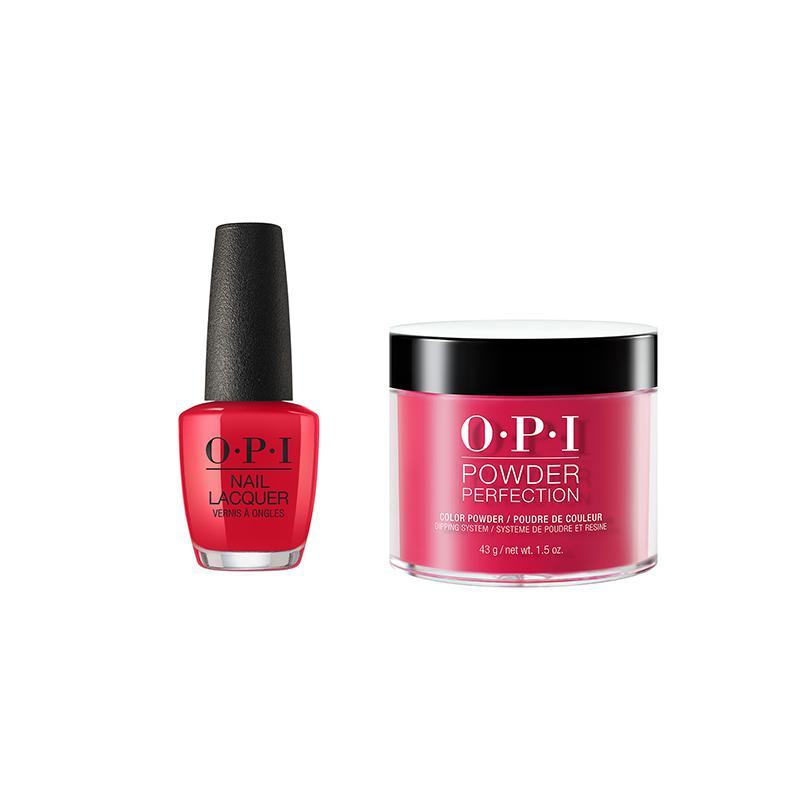 OPI - Lacquer & Dip Combo - Red Heads Ahead - Lacquer & Dip - Nail Polish at Beyond Polish
