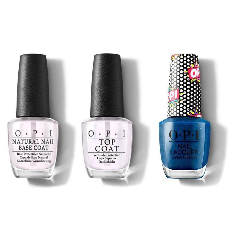 OPI - Nail Lacquer Combo - Base, Top & Bumpy Road Ahead 0.5 oz - #NLP53 - Nail Lacquer - Nail Polish at Beyond Polish