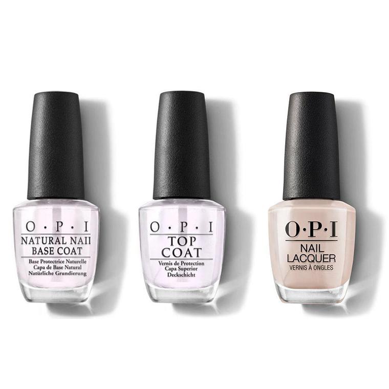 OPI - Nail Lacquer Combo - Base, Top & Coconuts Over OPI 0.5 oz - #NLF89 - Nail Lacquer - Nail Polish at Beyond Polish