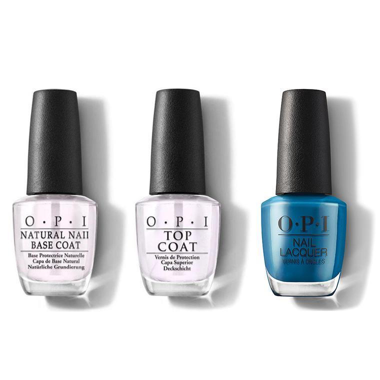 OPI - Nail Lacquer Combo - Base, Top & Duomo Days, Isola Nights 0.5 oz - #GCMI06 - Nail Lacquer - Nail Polish at Beyond Polish