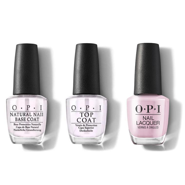 OPI - Nail Lacquer Combo - Base, Top & Hollywood & Vibe - Nail Lacquer - Nail Polish at Beyond Polish