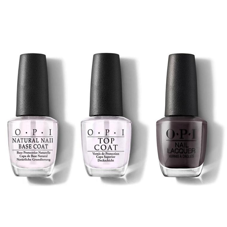 OPI - Nail Lacquer Combo - Base, Top & How Great Is Your Dane? 0.5 oz - #NLN44 - Nail Lacquer - Nail Polish at Beyond Polish
