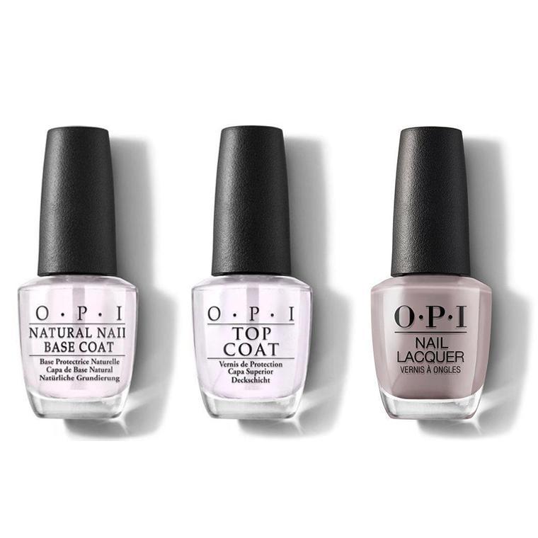 OPI - Nail Lacquer Combo - Base, Top & Icelanded a Bottle of OPI 0.5 oz - #NLI53 - Nail Lacquer - Nail Polish at Beyond Polish