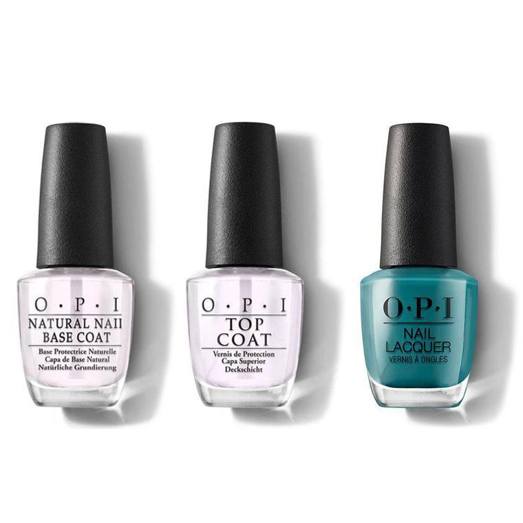 OPI - Nail Lacquer Combo - Base, Top & Is That a Spear in Your Pocket? 0.5 oz - #NLF85 - Nail Lacquer - Nail Polish at Beyond Polish