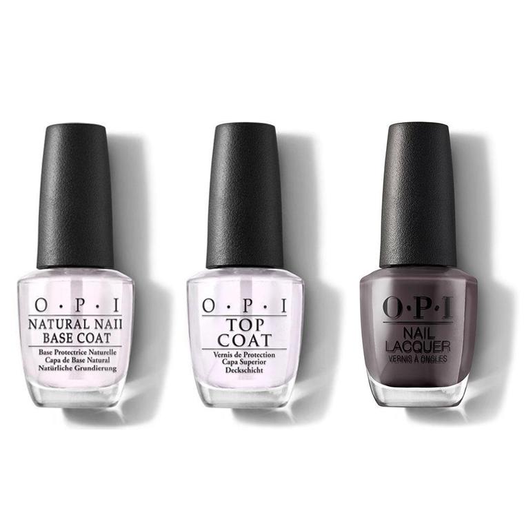 OPI - Nail Lacquer Combo - Base, Top & Krona-logical Order 0.5 oz - #NLI55 - Nail Lacquer - Nail Polish at Beyond Polish