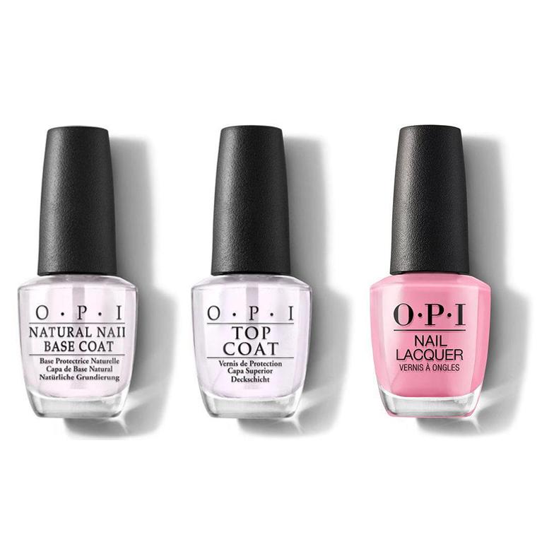 OPI - Nail Lacquer Combo - Base, Top & Lima Tell You About This Color! 0.5 oz - #NLP30 - Nail Lacquer - Nail Polish at Beyond Polish
