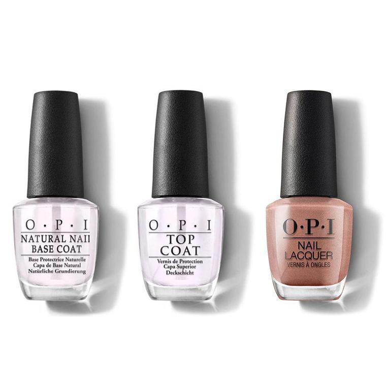 OPI - Nail Lacquer Combo - Base, Top & Made It To The Seventh Hills! 0.5 oz - #NLL15 - Nail Lacquer - Nail Polish at Beyond Polish