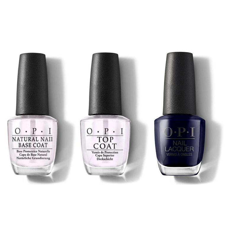 OPI - Nail Lacquer Combo - Base, Top & March In Uniform 0.5 oz - #NLHRK04 - Nail Lacquer - Nail Polish at Beyond Polish