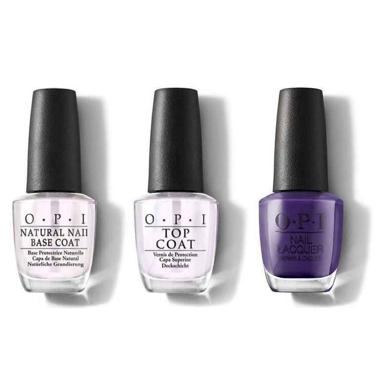 OPI - Nail Lacquer Combo - Base, Top & Mariachi Makes My Day 0.5 oz - #NLM93 - Nail Lacquer - Nail Polish at Beyond Polish
