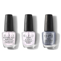 OPI - Nail Lacquer Combo - Base, Top & OPI Nails The Runway 0.5 oz - #NLMI08 - Nail Lacquer - Nail Polish at Beyond Polish