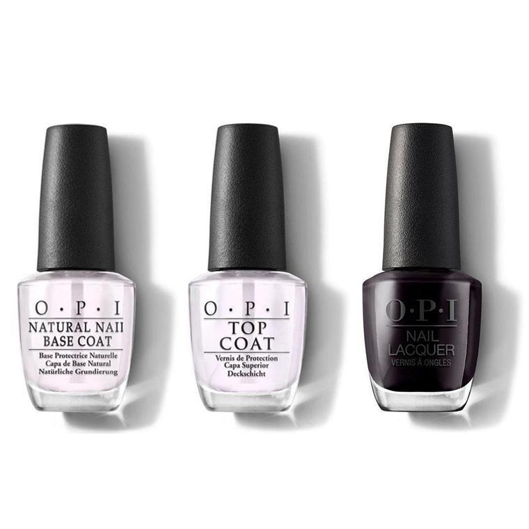 OPI - Nail Lacquer Combo - Base, Top & Shh It's Top Secret! 0.5 oz - #NLW61 - Nail Lacquer - Nail Polish at Beyond Polish