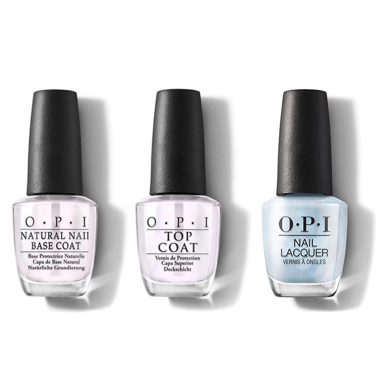 OPI - Nail Lacquer Combo - Base, Top & This Color Hits All The High Notes 0.5 oz - #NLMI05 - Nail Lacquer - Nail Polish at Beyond Polish