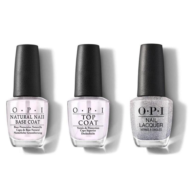 OPI - Nail Lacquer Combo - Base, Top & Tinker, Thinker, Winker? 0.5 oz - #NLHRK02 - Nail Lacquer - Nail Polish at Beyond Polish