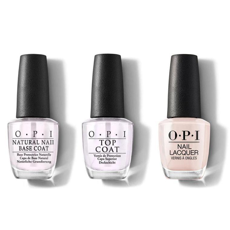 OPI - Nail Lacquer Combo - Base, Top & Tiramisu for Two 0.5 oz - #NLV28 - Nail Lacquer - Nail Polish at Beyond Polish