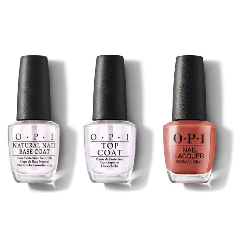 OPI - Nail Lacquer Combo - Base, Top & Yank My Doodle 0.5 oz - #NLW58 - Nail Lacquer - Nail Polish at Beyond Polish
