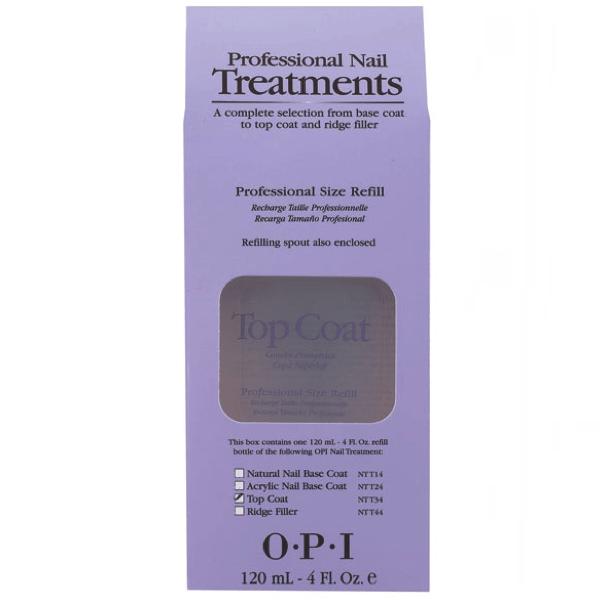OPI Nail Lacquer - Professional Size Top Coat 4 oz - #NTT34 - Top & Base Coats - Nail Polish at Beyond Polish
