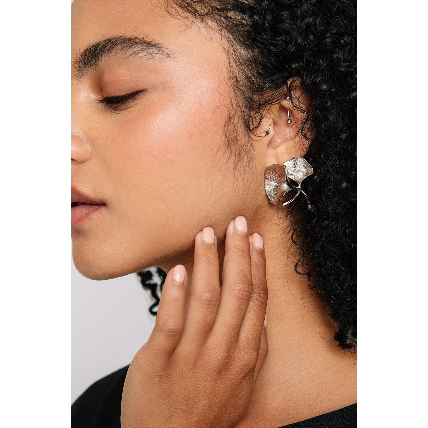 Petals and Pearls Stud Earrings - Earrings - Nail Polish at Beyond Polish