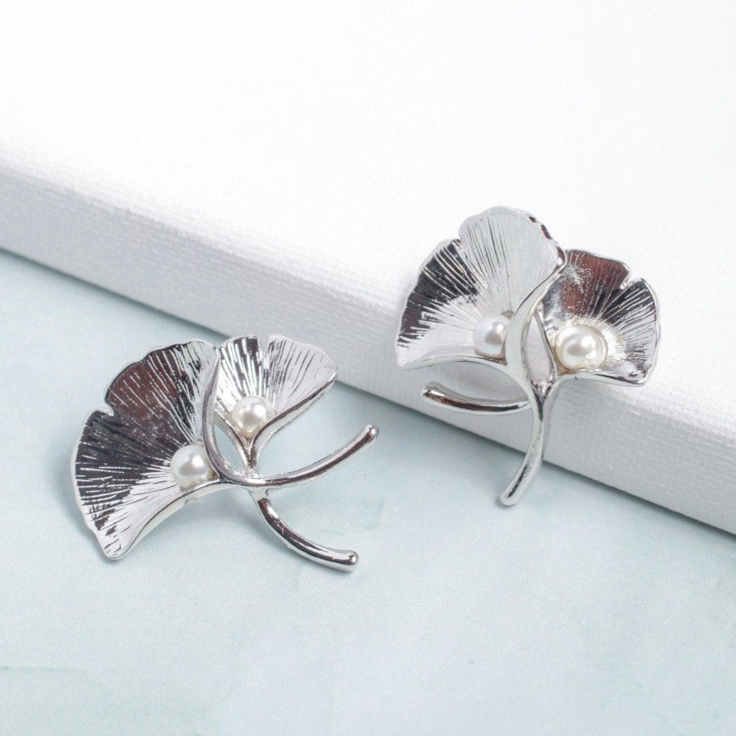 Petals and Pearls Stud Earrings - Earrings - Nail Polish at Beyond Polish