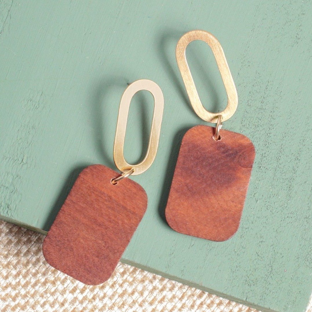 Sierra Geo Drop Earrings - Earrings - Nail Polish at Beyond Polish