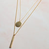 Sleek Layered 18K Gold Necklace - Necklaces - Nail Polish at Beyond Polish