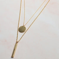Sleek Layered 18K Gold Necklace - Necklaces - Nail Polish at Beyond Polish