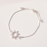 Sun Burst Bracelet in Silver - Bracelets - Nail Polish at Beyond Polish